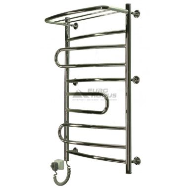 ELNA Полотенцесушитель электрический левосторонний с РЕГ Парус-9 Slim (900х530х275 мм) нержавеющая сталь