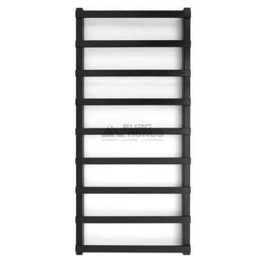 GENESIS AQUA Полотенцесушитель электрический Basis Light 1200x530 черный