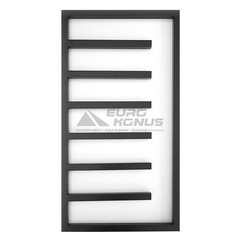 GENESIS AQUA Полотенцесушитель водяной Combo 1000x530 черный
