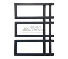GENESIS AQUA Полотенцесушитель водяной Enzo 800x530 черный