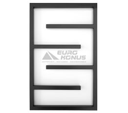 GENESIS AQUA Полотенцесушитель водяной Infinite 800x530 черный