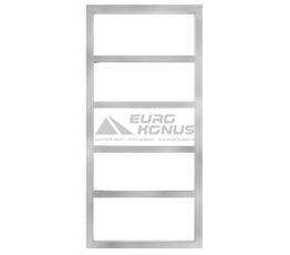 GENESIS AQUA Полотенцесушитель водяной Mogiana 1000x530 белый
