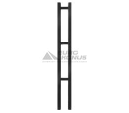 GENESIS AQUA Полотенцесушитель электрический Musa 1200x250 черный