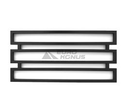 GENESIS AQUA Полотенцесушитель водяной Omnia 550x1200 черный