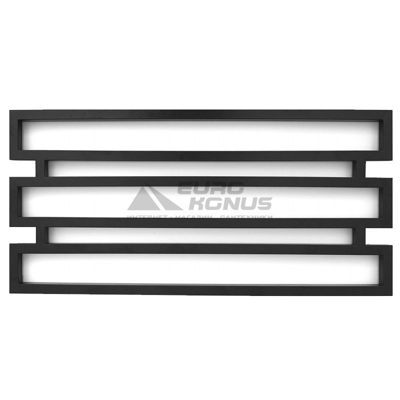 GENESIS AQUA Полотенцесушитель водяной Omnia 550x1200 черный