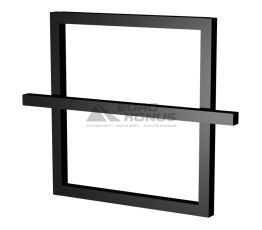 GENESIS AQUA Полотенцесушитель электрический One 530x630 черный