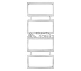 GENESIS AQUA Полотенцесушитель водяной Quattro 1200x530 белый