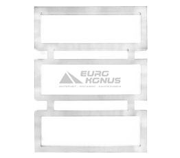 GENESIS AQUA Полотенцесушитель водяной Quattro 800x530 белый