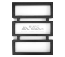 GENESIS AQUA Полотенцесушитель водяной Quattro 800x530 черный