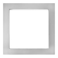 GENESIS AQUA Полотенцесушитель водяной Simple 500x500 белый