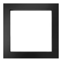 GENESIS AQUA Полотенцесушитель водяной Simple 500x500 черный
