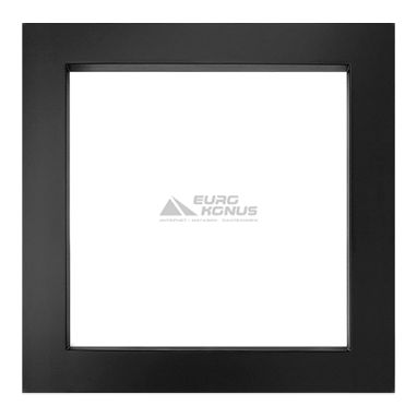 GENESIS AQUA Полотенцесушитель водяной Simple 500x500 черный
