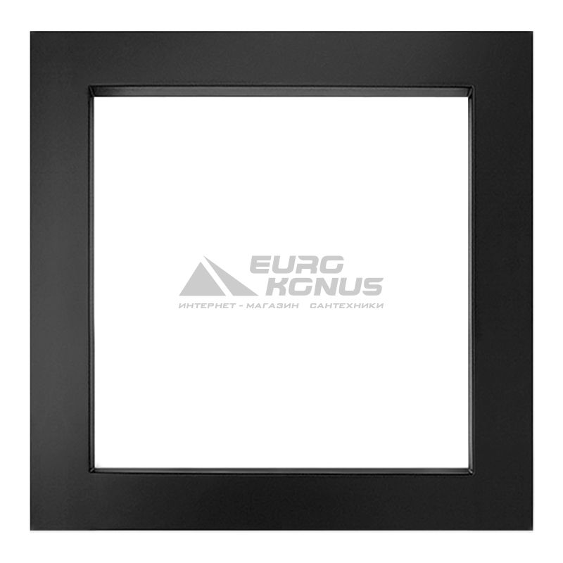 GENESIS AQUA Полотенцесушитель водяной Simple 500x500 черный
