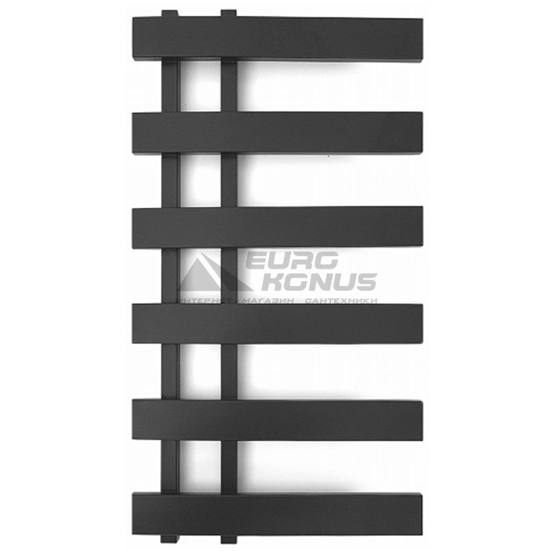 GENESIS AQUA Полотенцесушитель водяной Split 800x500 черный