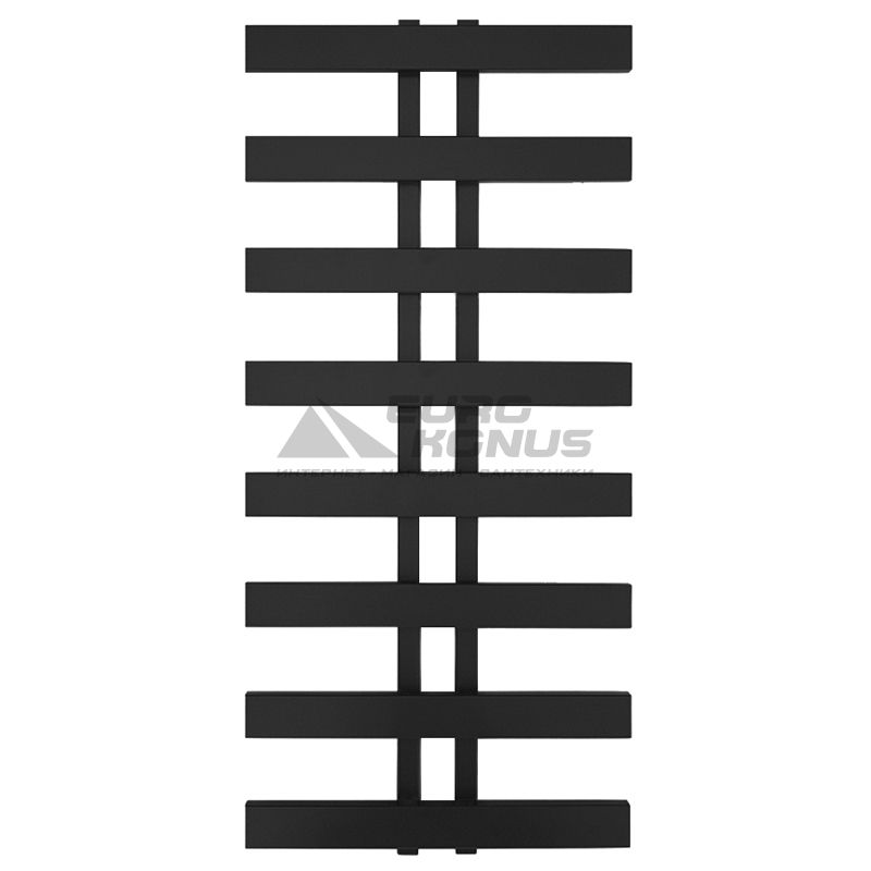 GENESIS AQUA Полотенцесушитель водяной Symmetry 1200x500 черный