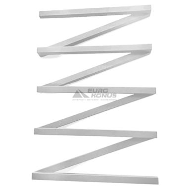 GENESIS AQUA Полотенцесушитель водяной ZigZag 800x530 белый