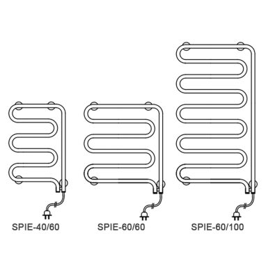 INSTAL PROJEKT Полотенцесушитель электрический Spina Electro SPIE-40/60W