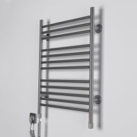 ТЁПЛЫЙ МИР Полотенцесушитель электрический левосторонний Интерио LR.1 silver (707х435х75 мм)