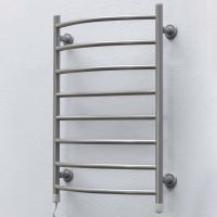 ТЁПЛЫЙ МИР Полотенцесушитель электрический левосторонний Евротрапик silver (710х535х145 мм)