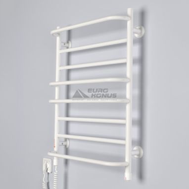 ТЁПЛЫЙ МИР Полотенцесушитель электрический левосторонний Комфорт N.1 white (710х435х145 мм)