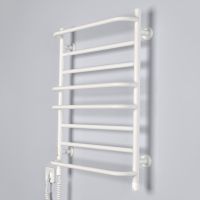 ТЁПЛЫЙ МИР Полотенцесушитель электрический левосторонний Комфорт N.2 white (710х535х145 мм)