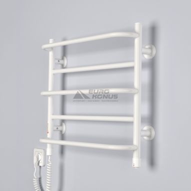 ТЁПЛЫЙ МИР Полотенцесушитель электрический левосторонний Комфорт S.1 white (495х435х145 мм)