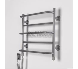 ТЁПЛЫЙ МИР Полотенцесушитель электрический левосторонний Комфорт S.1 silver (495х435х145 мм)