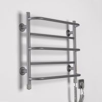 ТЁПЛЫЙ МИР Полотенцесушитель электрический правосторонний Комфорт S.1 silver (495х435х145 мм)