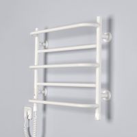 ТЁПЛЫЙ МИР Полотенцесушитель электрический левосторонний Комфорт S.2 white (495х535х145 мм)