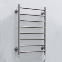 ТЁПЛЫЙ МИР Полотенцесушитель электрический правосторонний Лесенка silver (710х535х75 мм)
