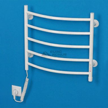 ТЁПЛЫЙ МИР Полотенцесушитель электрический левосторонний Овал white (495х535х145 мм)
