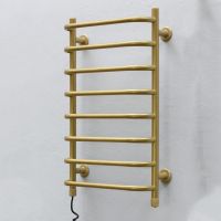 ТЁПЛЫЙ МИР Полотенцесушитель электрический левосторонний Стеир плюс gold (710х460х145 мм)