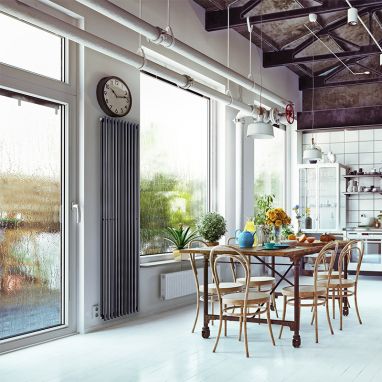 BETATHERM Радиатор стальной Praktikum 2 черный (1800х425х80)