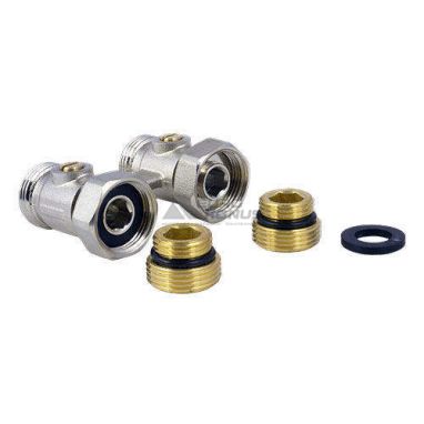 FADO Узел нижнего подключения радиатора прямой 1/2"х3/4" (RB01)