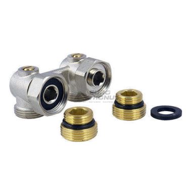 FADO Узел нижнего подключения радиатора угловой 1/2"х3/4" (RB02)