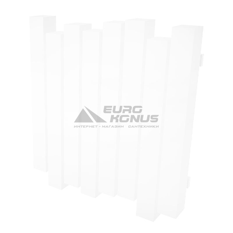 GENESIS AQUA Радиатор из нержавеющей стали Wave 600x1000 белый