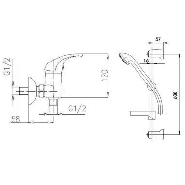 ARMATURA Комплект для ванной комнаты Baryt 556-324-00
