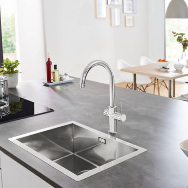 GROHE Комплект для кухни (смеситель + система фильтрации) Blue Home (31455000)