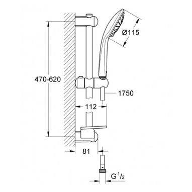 GROHE Душевой гарнитур Euphoria 110 Duo (27230001)