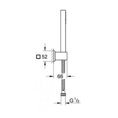 GROHE Душевой гарнитур Euphoria Cube (27889000)