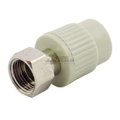 FADO Муфта с накидной гайкой полипропиленовая прямая 20*x1/2" (PPG01)