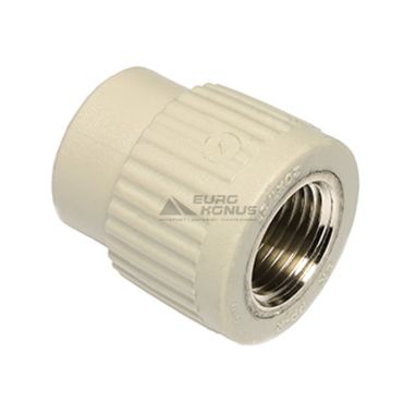 WAVIN EKOPLASTIK Муфта с внутренней резьбой 20*х3/4"В PP-R (SZI02025XX)