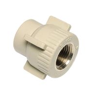 WAVIN EKOPLASTIK Муфта з внутрішньою різьбою і хрестом 20*х1/2"В PP-R (SZI02020KX)
