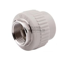WAVIN EKOPLASTIK Муфта с внутренней резьбой (под ключ) 40*х1 1/4"В PP-R (SZI04040XX)
