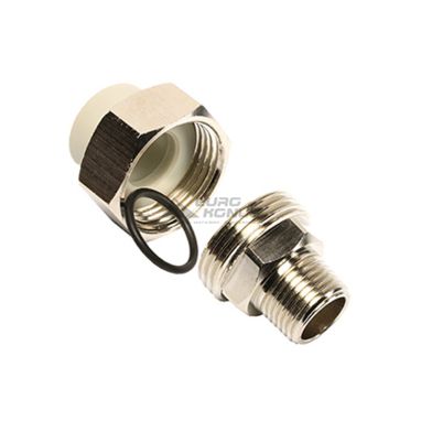 WAVIN EKOPLASTIK Переход с резьбовым соединением наружным 25*х3/4"Н PP-R (SSHE02525X)