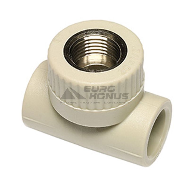WAVIN EKOPLASTIK Тройник с внутренней резьбой 20*х1/2"В PP-R (STKI02020X)