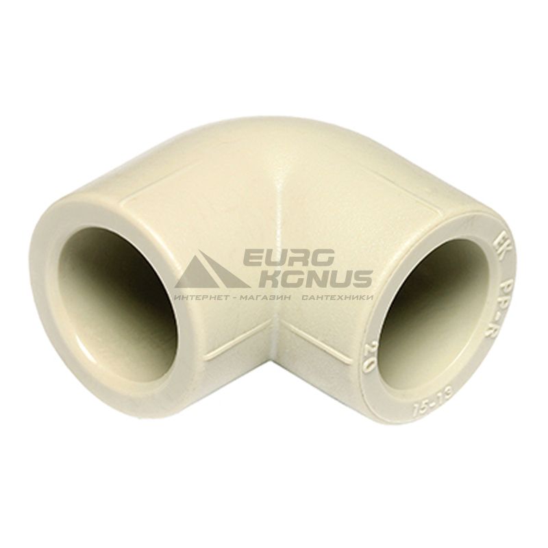 WAVIN EKOPLASTIK Угол 90° внутренняя/внутренняя 110* PP-RCT (SKO11090RCT)
