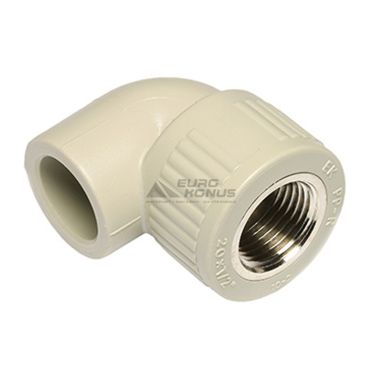WAVIN EKOPLASTIK Угол с внутренней резьбой 25*х1/2"В PP-R (SKOI02520E)