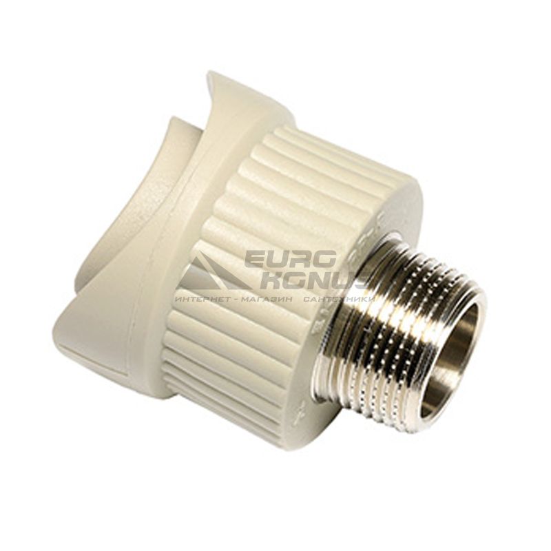 WAVIN EKOPLASTIK Вварное седло с наружной резьбой 63*х3/4"Н PP-R (SNSE06325X)