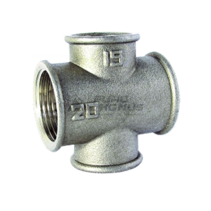 LEXLINE Крест 1/2"В. 3/4"В. 1/2"В. 3/4"В. никель  НК4606-Вн